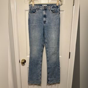 Zara - SLIM FLARED SLITTED HIGH RISE Z1975 JEANS - W Size 8 / 29
